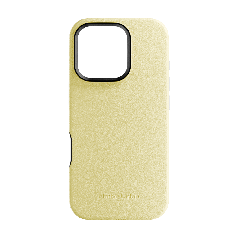 Фото Чехол Native Union Active Case MagSafe для iPhone 16 Pro, лимон На фото изображено Чехол Native Union Active Case MagSafe для iPhone 16 Pro, лимон