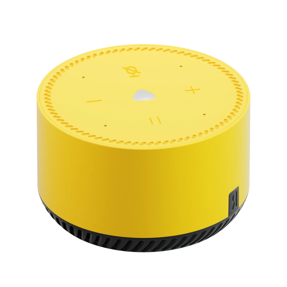 Фото Умная колонка Яндекс Станция Лайт, Жёлтый На фото изображено Умная колонка Яндекс Станция Лайт, Жёлтый