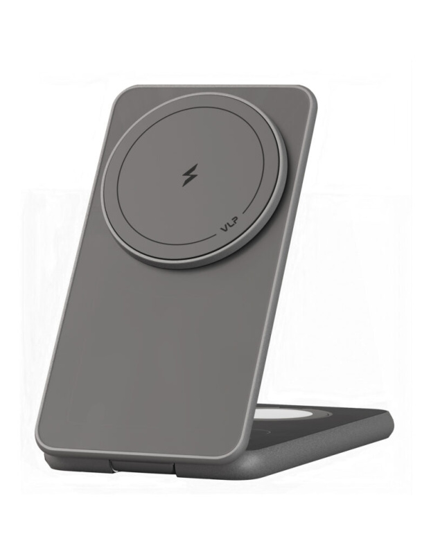 Фото Беспроводное зарядное устройство VLP Alum Power Pro, натуральный титан Фото Беспроводное зарядное устройство VLP Alum Power Pro, натуральный титан