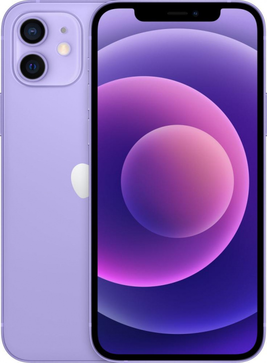 Фото Apple iPhone 12, 128 ГБ, Фиолетовый На фото изображено Apple iPhone 12, 128 ГБ, Фиолетовый