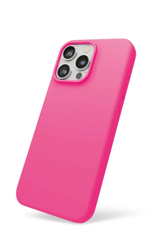 Фото Чехол защитный VLP Aster Case с MagSafe для iPhone 15 Pro, неоновый розовый Фото Чехол защитный VLP Aster Case с MagSafe для iPhone 15 Pro, неоновый розовый