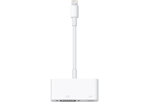 Фото Адаптер Apple Lightning на VGA, белый Фото Адаптер Apple Lightning на VGA, белый