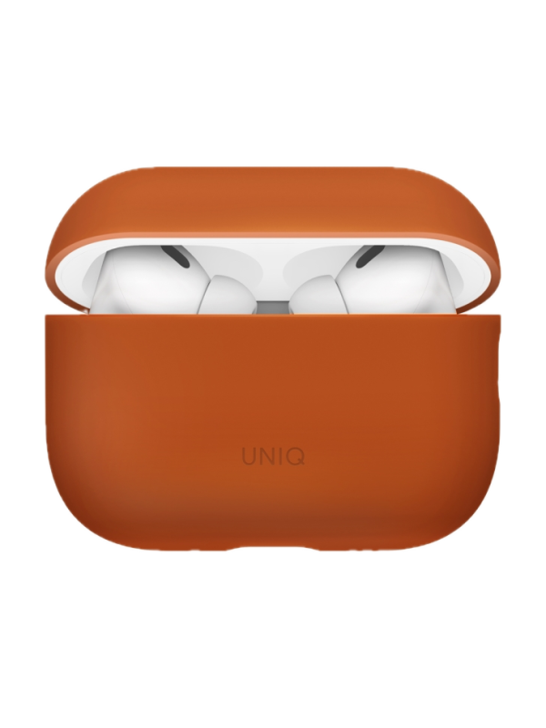 Фото Чехол Uniq LINO для AirPods Pro 3, Sunset Orange Фото Чехол Uniq LINO для AirPods Pro 3, Sunset Orange