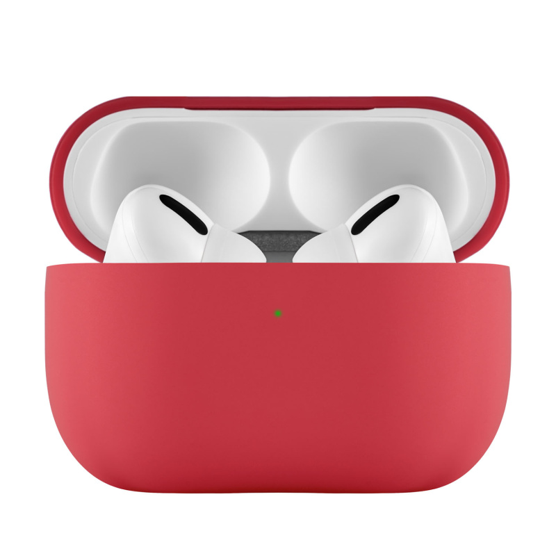 Фото Защитный чехол AirPods Pro Touch Pro Silicone Case, красный Фото Защитный чехол AirPods Pro Touch Pro Silicone Case, красный