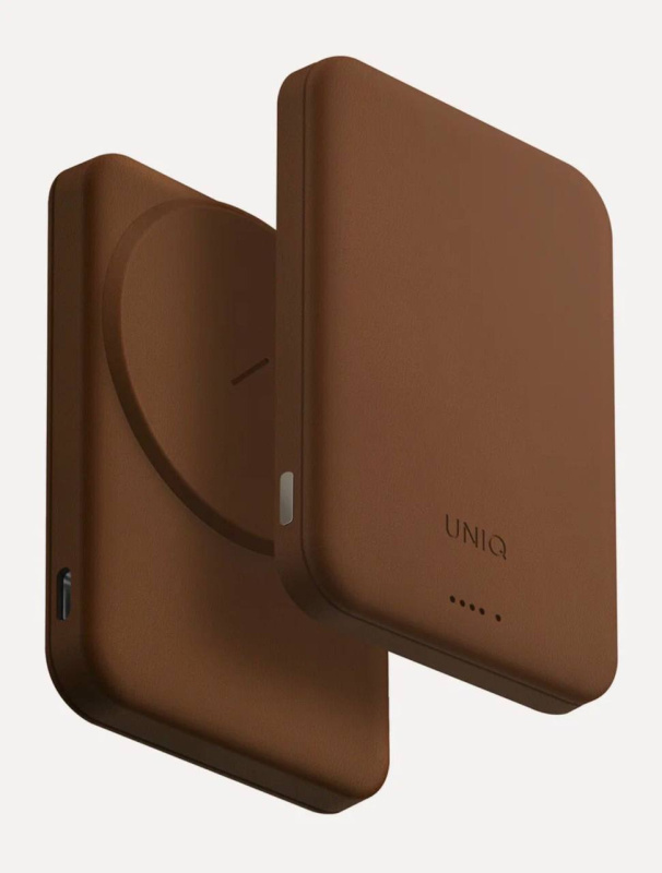 Фото Внешний аккумулятор Uniq Lexa 5000 mAh, карамельный Фото Внешний аккумулятор Uniq Lexa 5000 mAh, карамельный