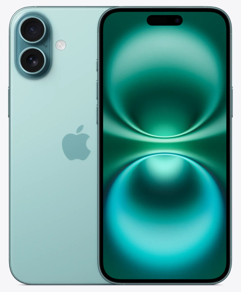 Фото Apple iPhone 16 Plus, 128 ГБ, Бирюзовый Фото Apple iPhone 16 Plus, 128 ГБ, Бирюзовый