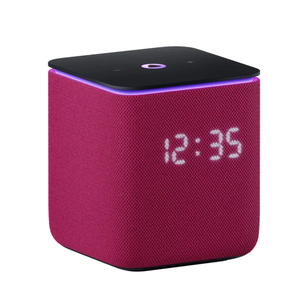 Фото Умная колонка Яндекс Станция Миди с Алисой, Малиновый На фото изображено Умная колонка Яндекс Станция Миди с Алисой, Малиновый