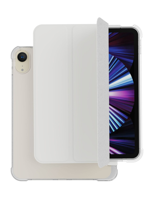 Фото Чехол защитный VLP Dual Folio для iPad mini 6, белый Фото Чехол защитный VLP Dual Folio для iPad mini 6, белый